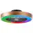 Brilliant Slimline Ventilator Plastik Metall Schwarz Gold 36W 4700lm - 830-865 CCT+RGB | 490mm - Fernsteuerung Dimmbar