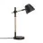 Nordlux Tischlampe Theo Metall und Holz Schwarz | Geeignet für GU10