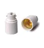 Adapter für Lampenhalterung B22 => E27 Weiß